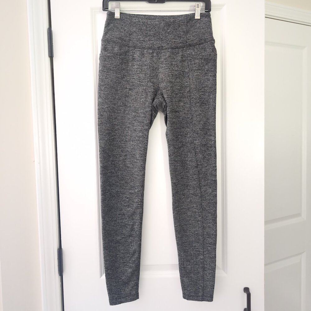 Athleta Herringbone Metro High Waisted Leggings Women's Medium Yoga Business